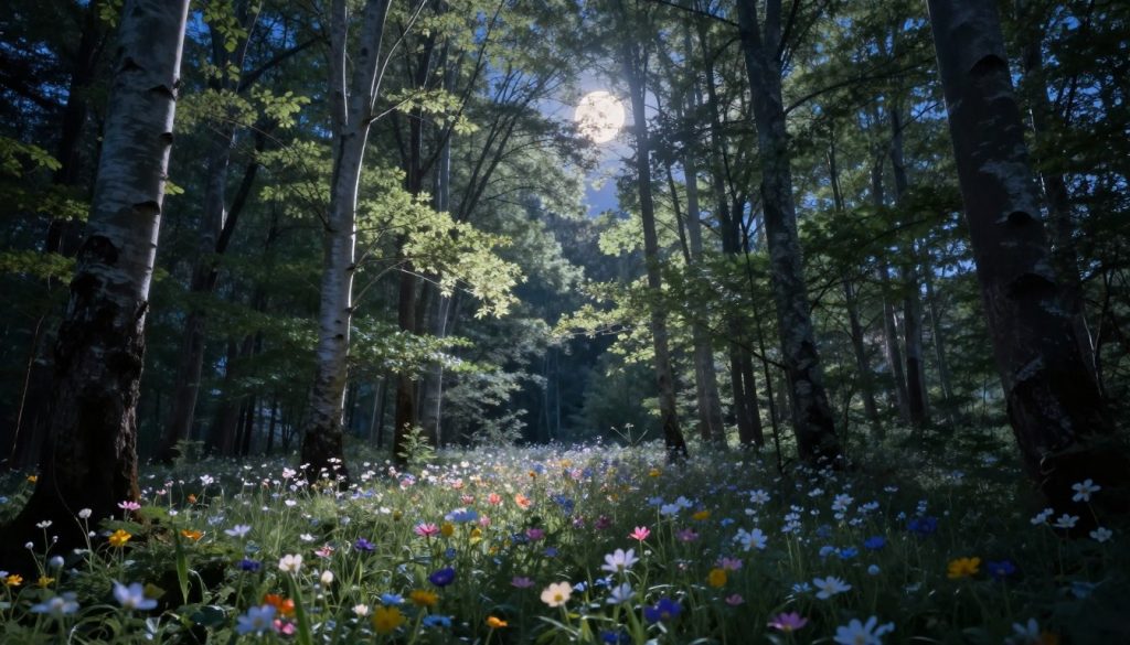 Moonlit Forest recipe lighting effects