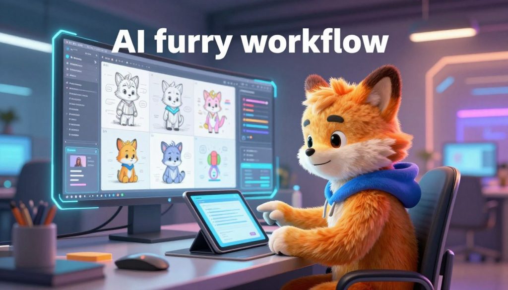 ai furry workflow