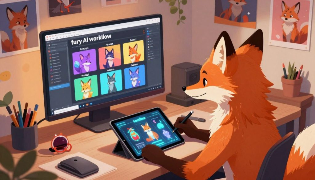 furry ai workflow